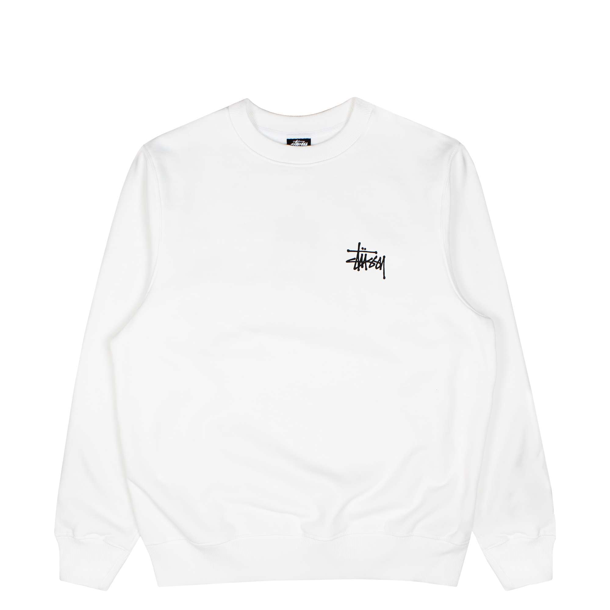 Basic Stussy Crew White