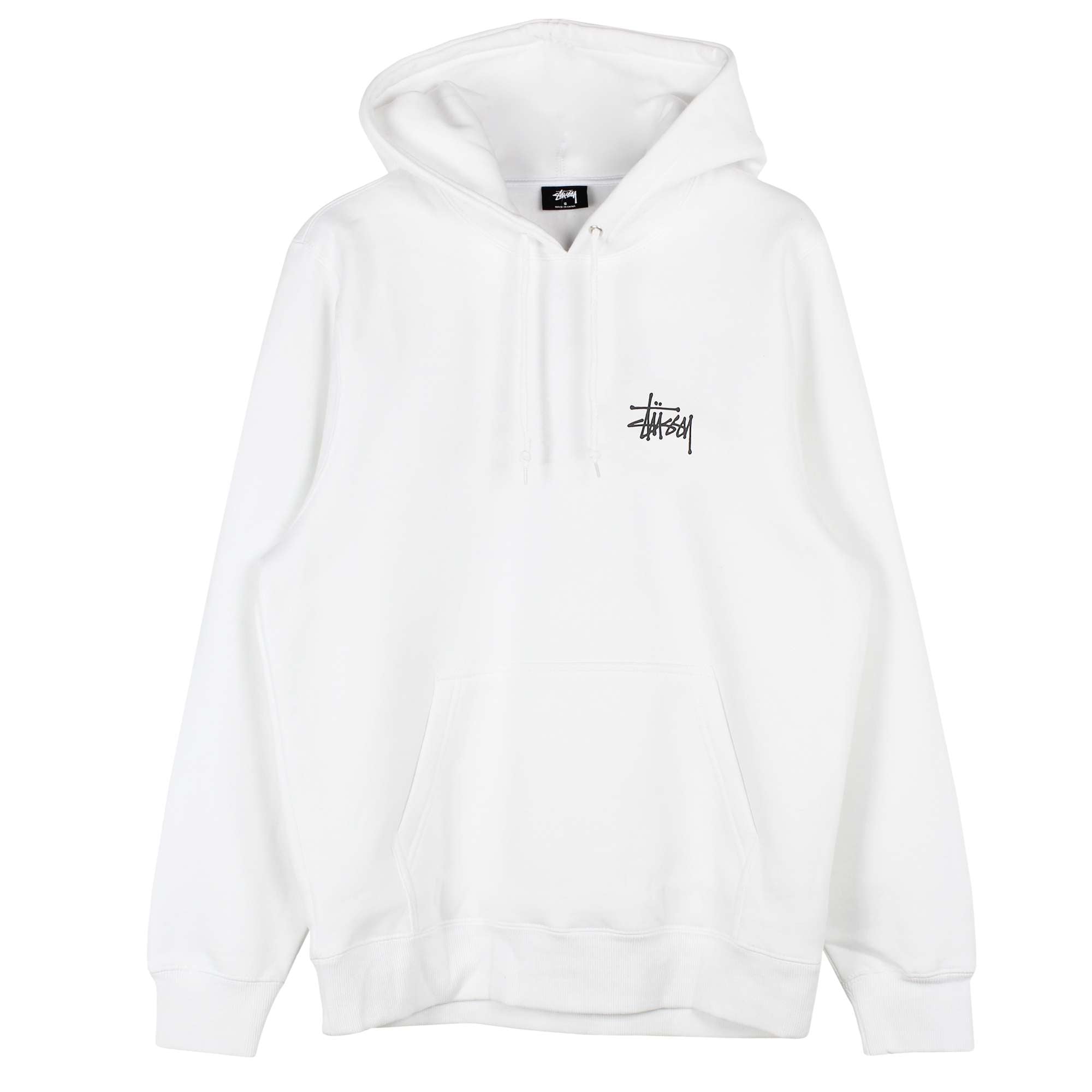 Basic Stussy Hood White