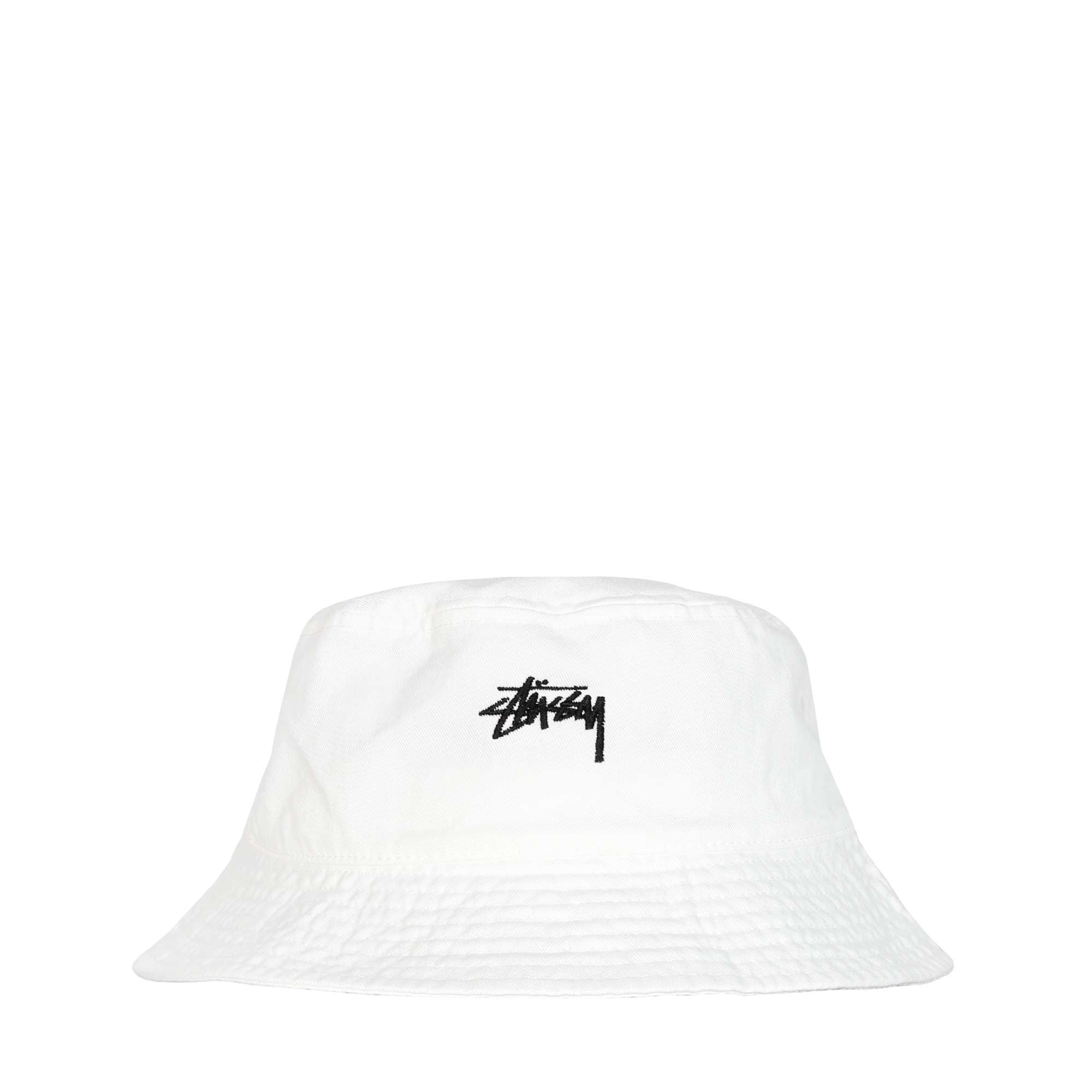 Stock Bucket Hat White