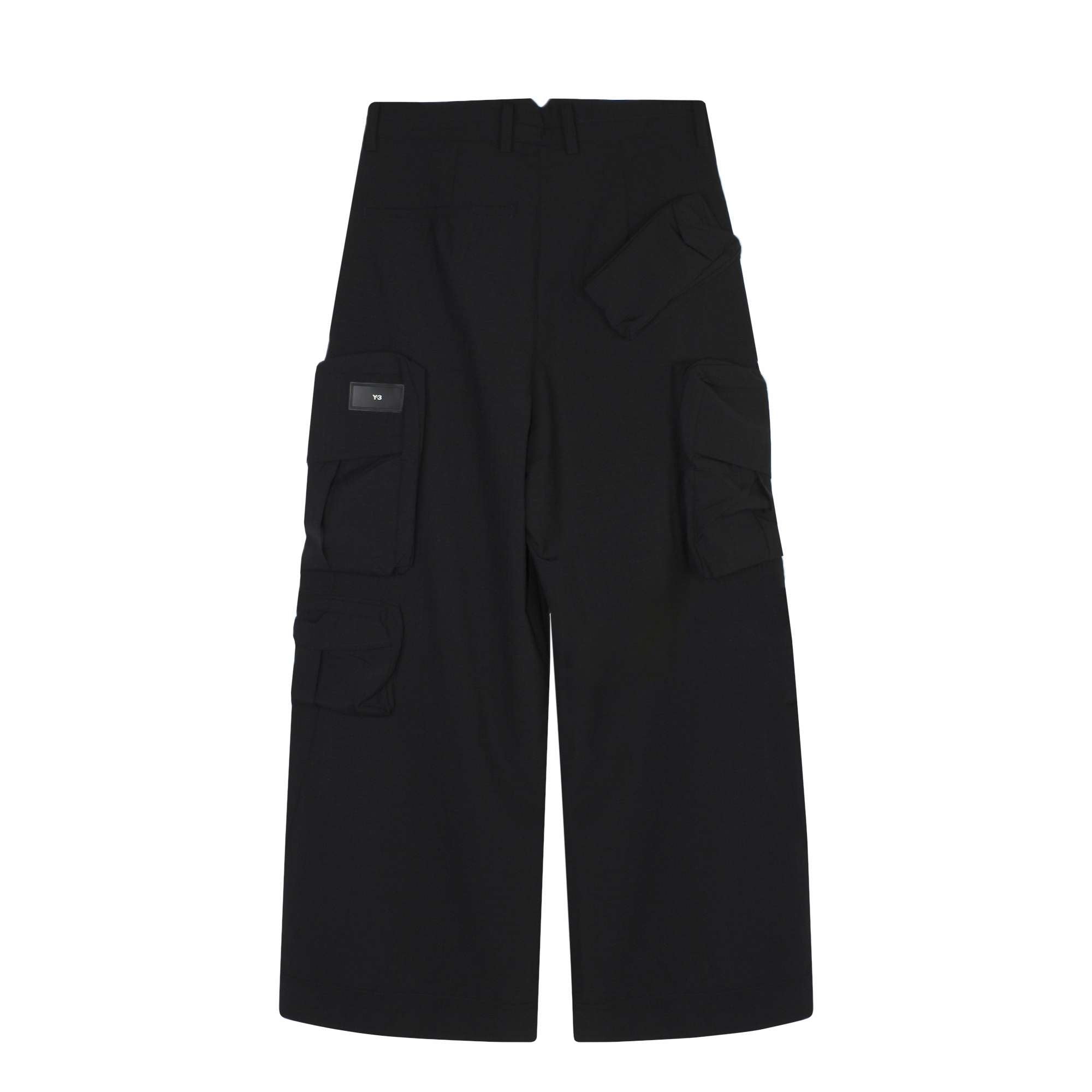 Nylon Cargo Cuffed Pants