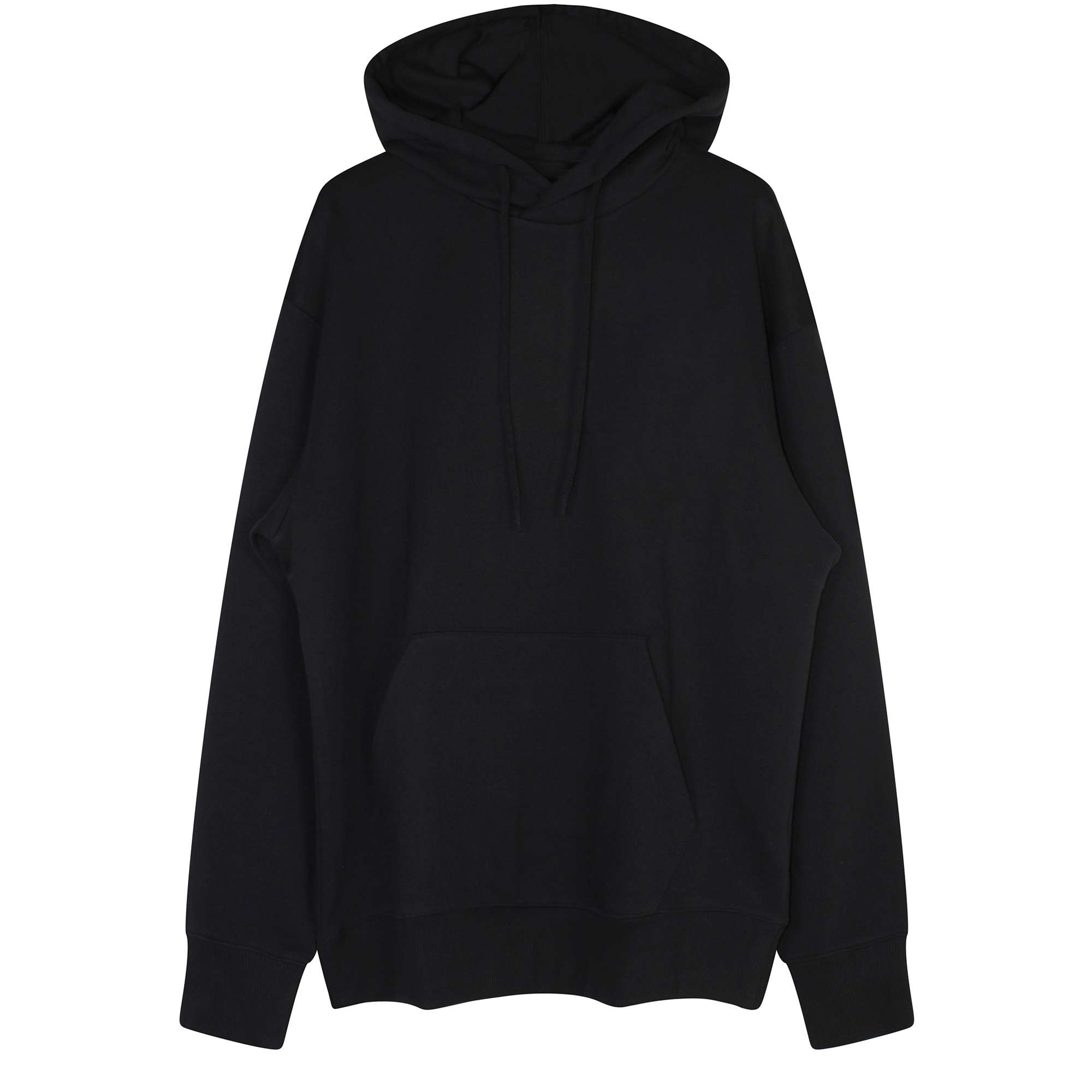 Organic Cotton Terry Hoodie Black