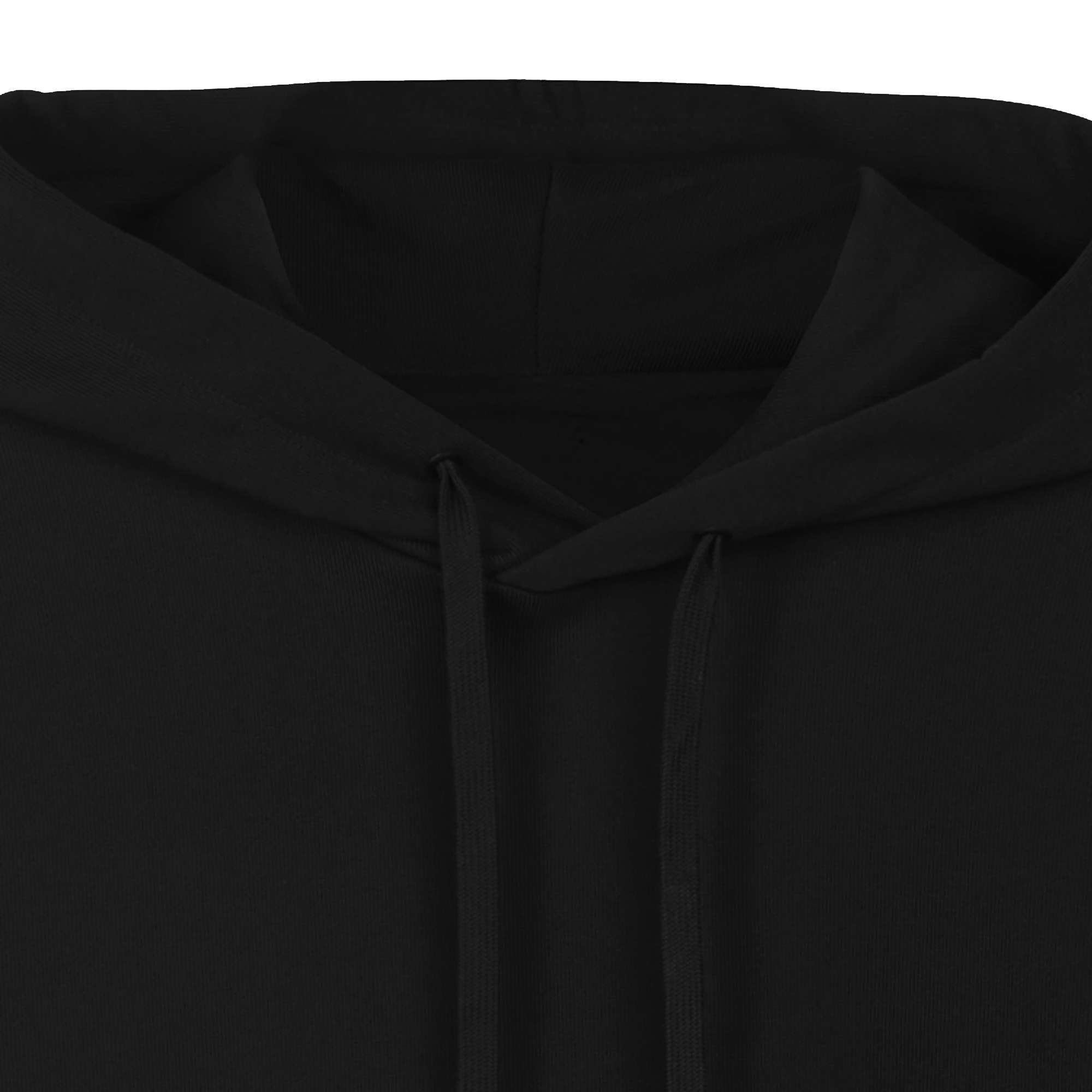 Organic Cotton Terry Hoodie Black